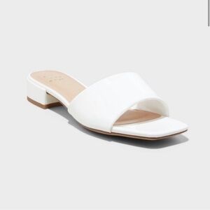 a new day White Women's Mules